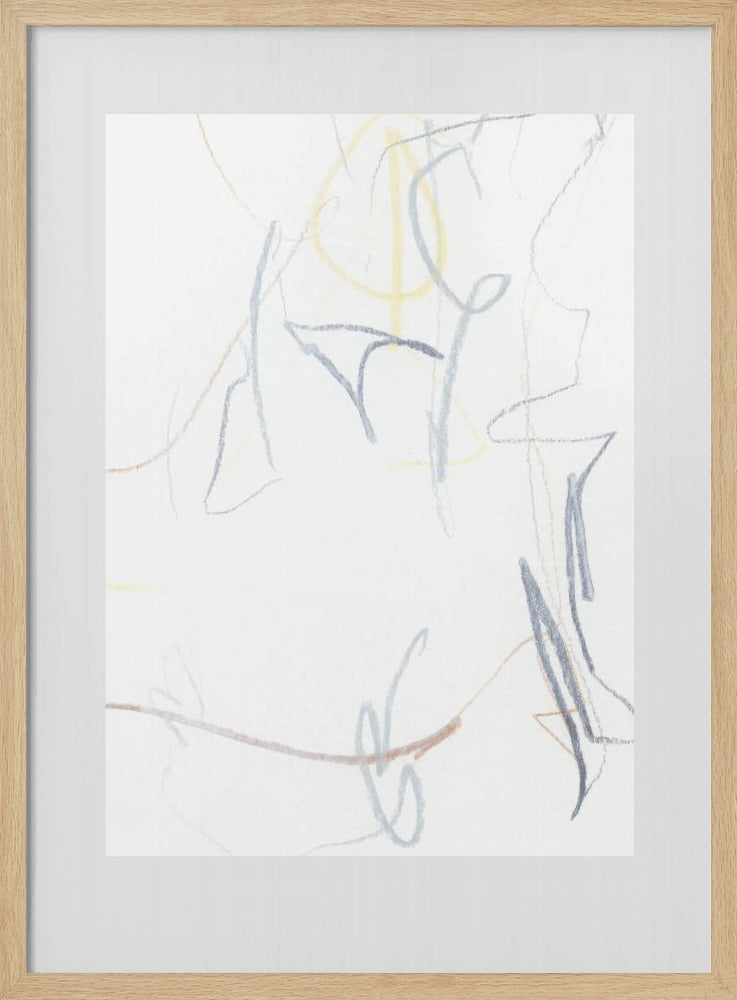 Flowing Lines And Soft Colors | Poster