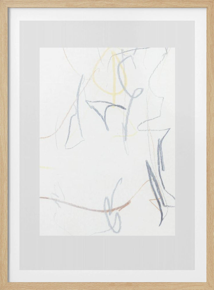 Flowing Lines And Soft Colors | Poster