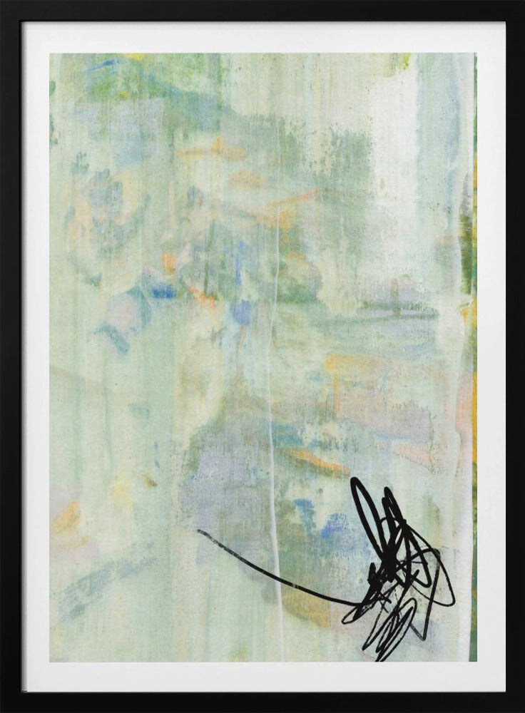 Pastel Colors And Bold Black Accents | Poster