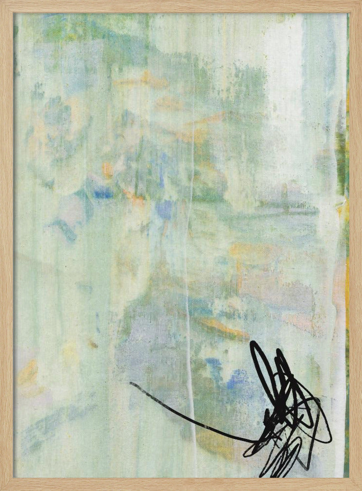 Pastel Colors And Bold Black Accents | Poster