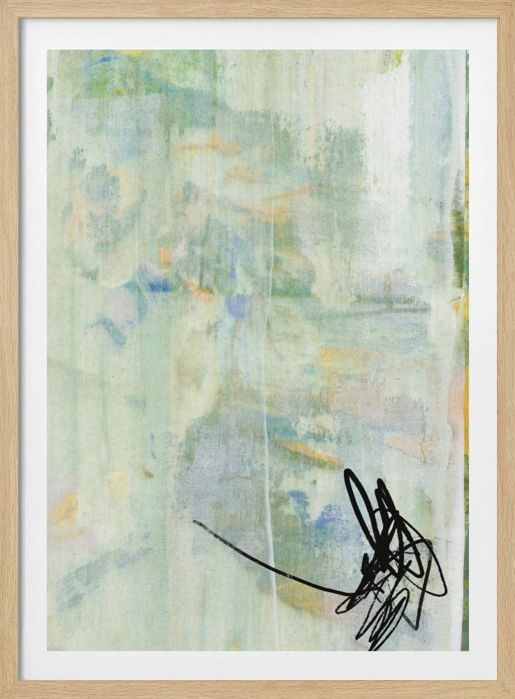 Pastel Colors And Bold Black Accents | Poster