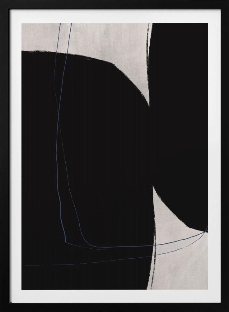 Black And White Geometric Shapes | Poster