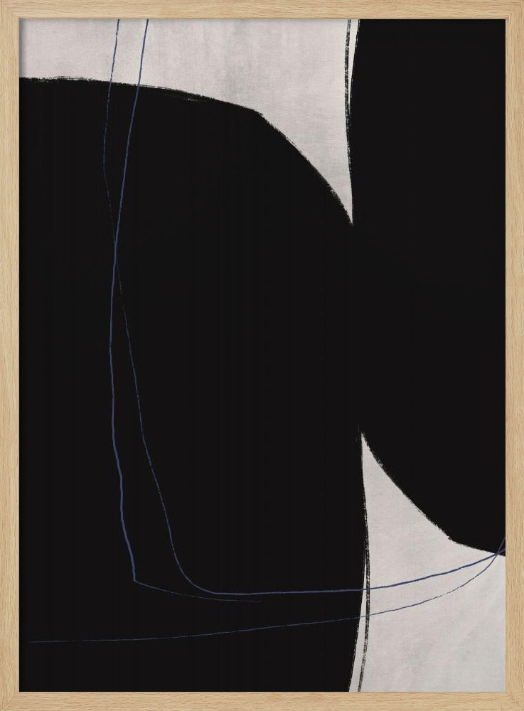 Black And White Geometric Shapes | Poster