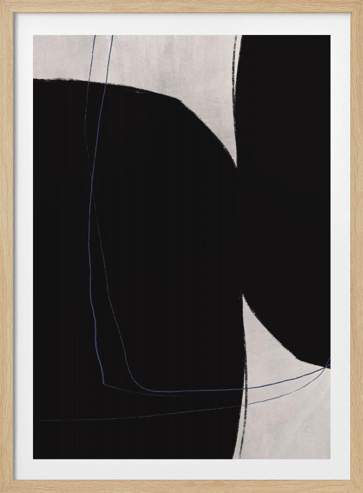 Black And White Geometric Shapes | Poster