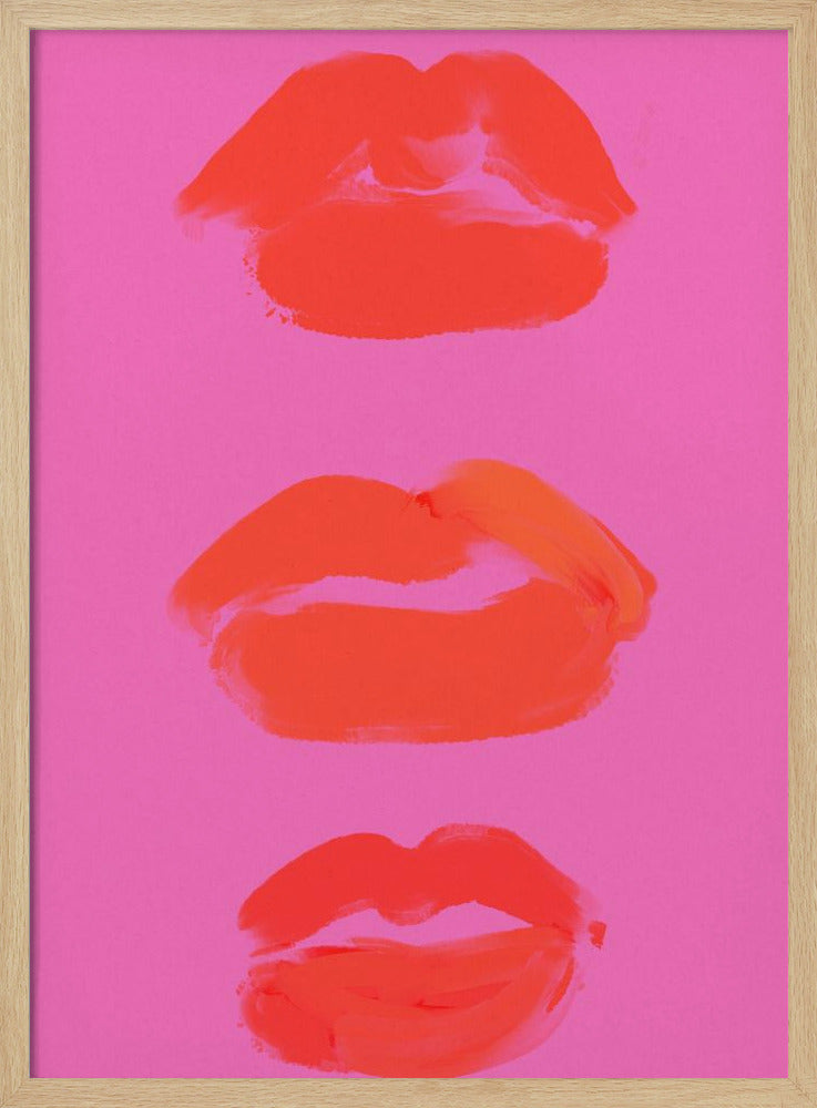 Neon Pout Series | Poster