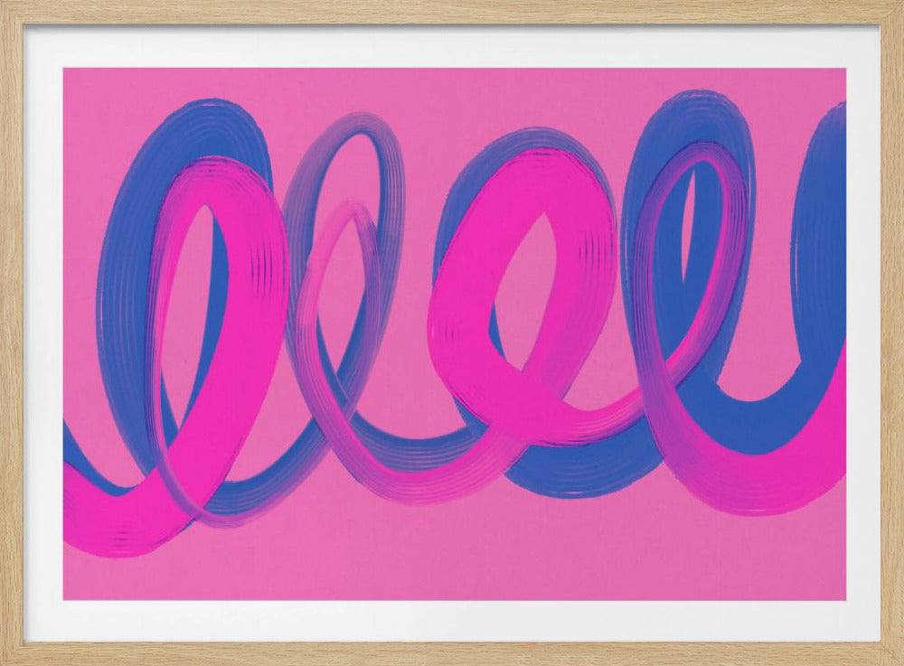Neon Ribbon Dance | Poster
