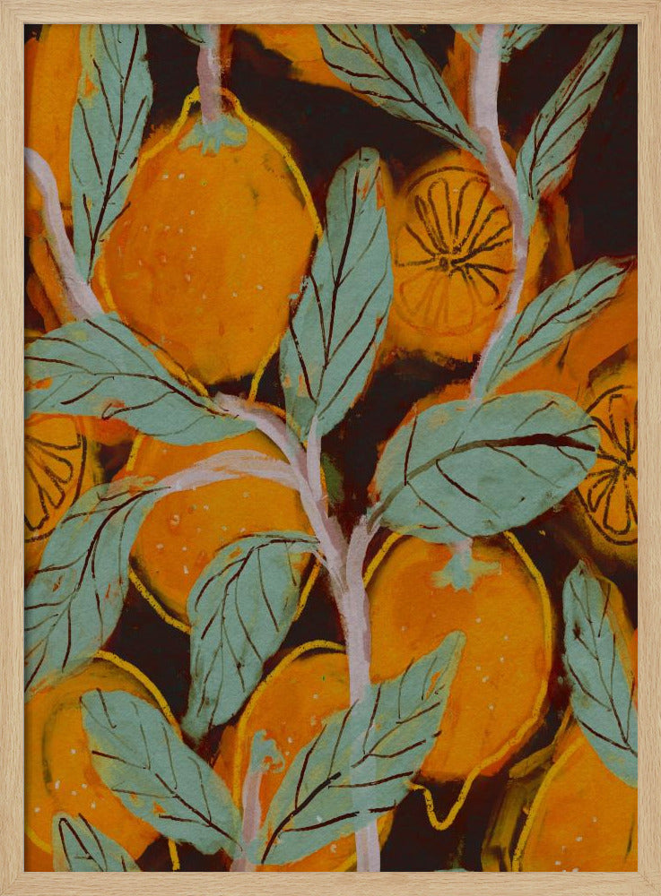 Orange Orchard Vibes | Poster