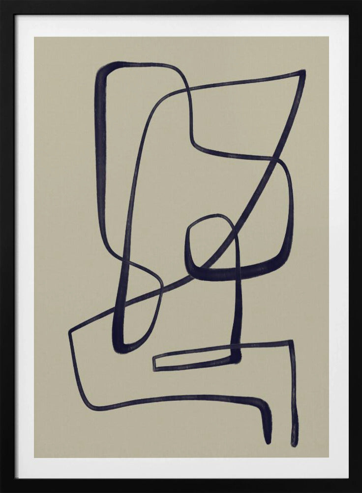 Curved Line Dance | Poster