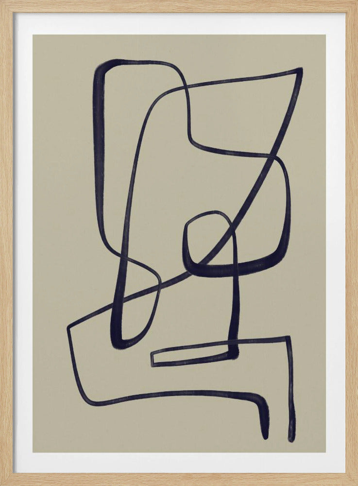Curved Line Dance | Poster