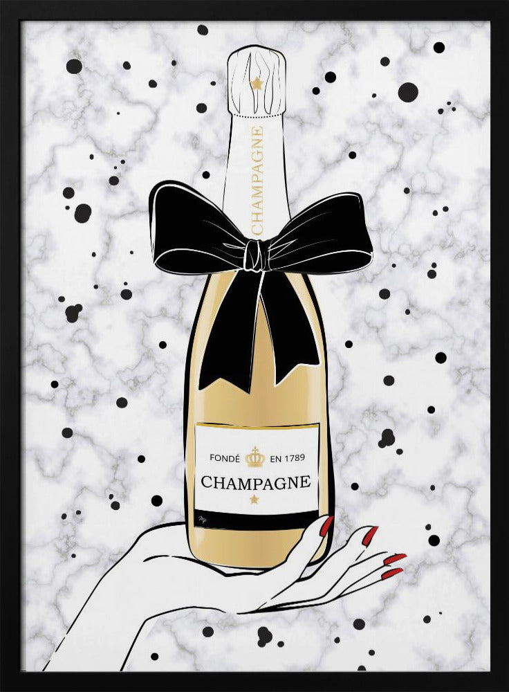 Holding Champagne | Poster