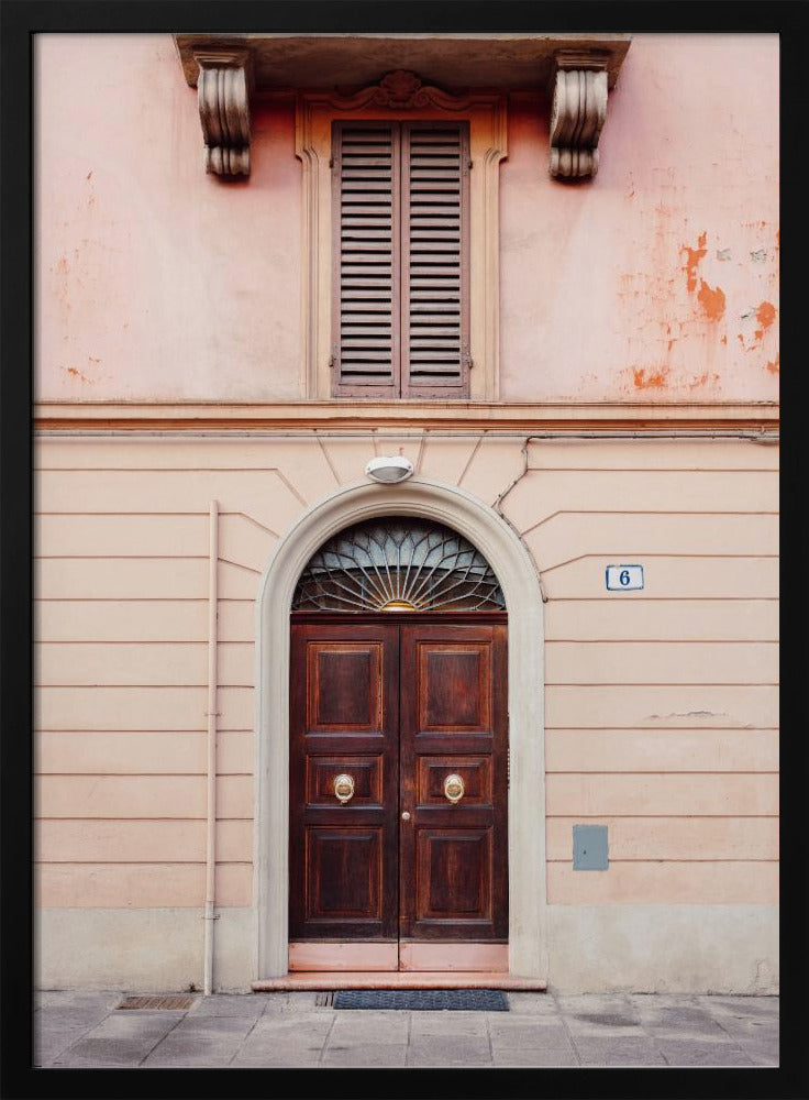 Bologna in Pink | Italy travel photography | Poster