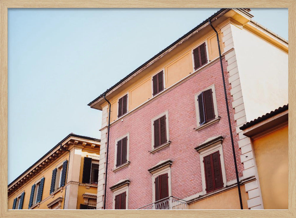 Pastel Bologna | Italy Travel Photography | Poster