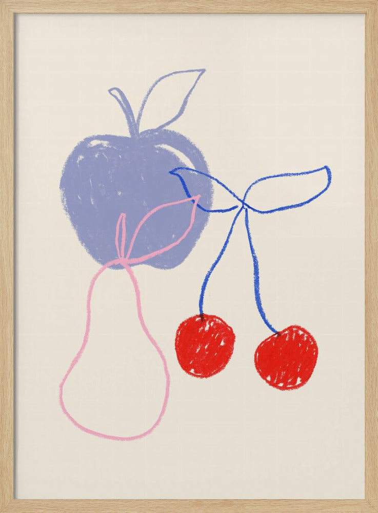 Apple, Cherry and Pear | Poster