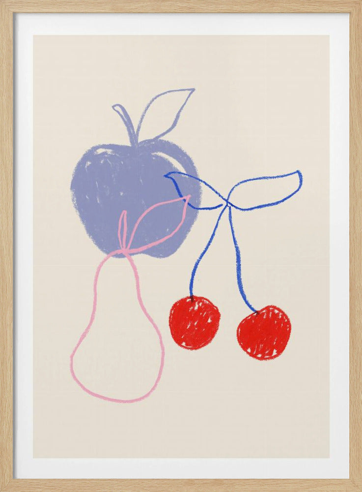 Apple, Cherry and Pear | Poster