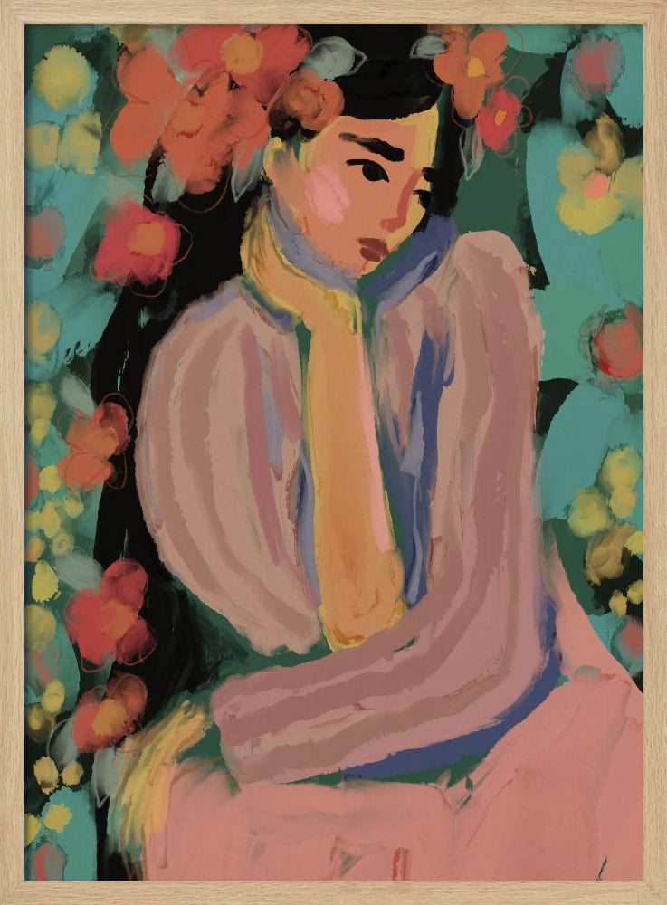 Pensive Blooms | Poster