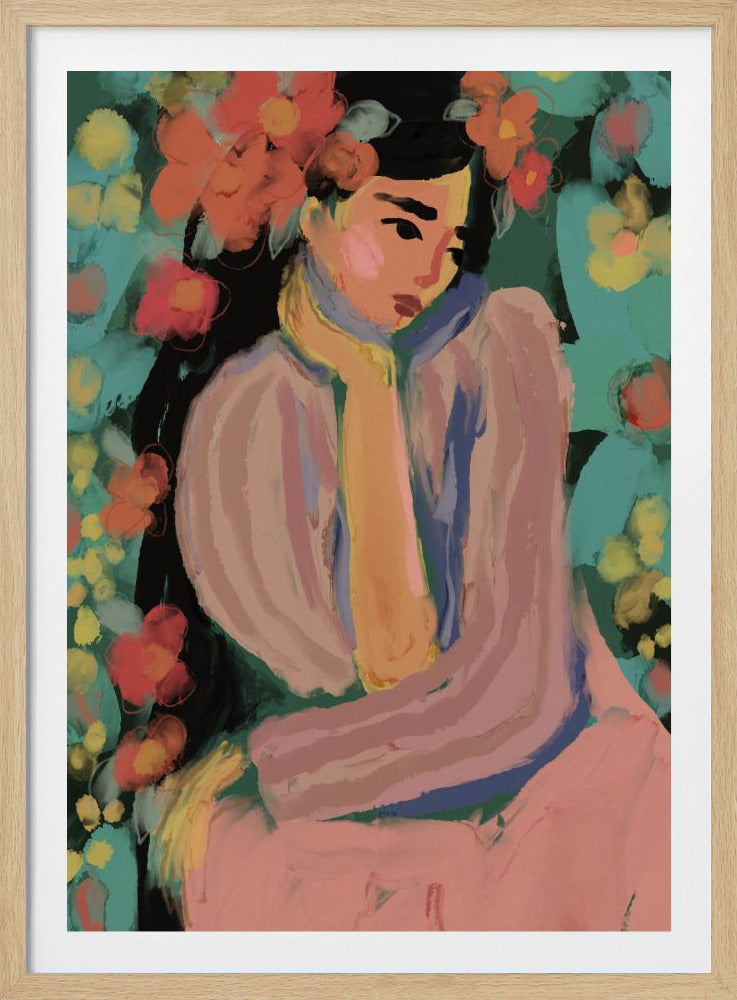 Pensive Blooms | Poster