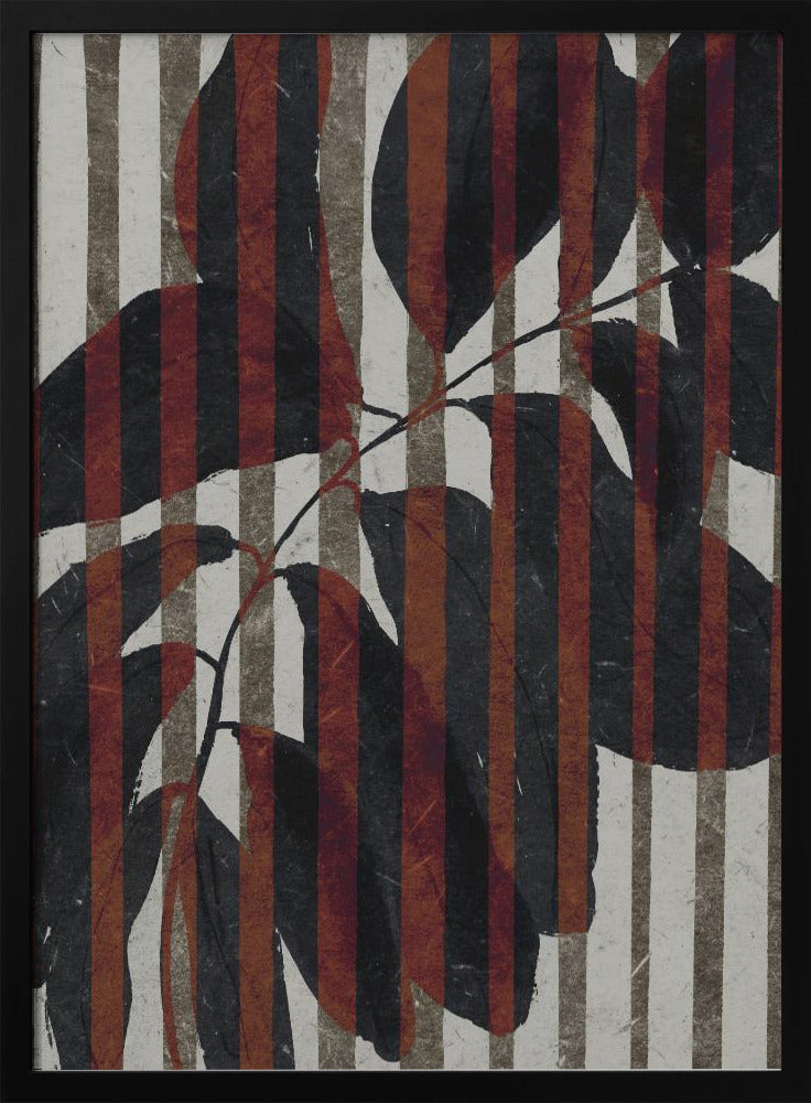 Striped Botanical | Poster