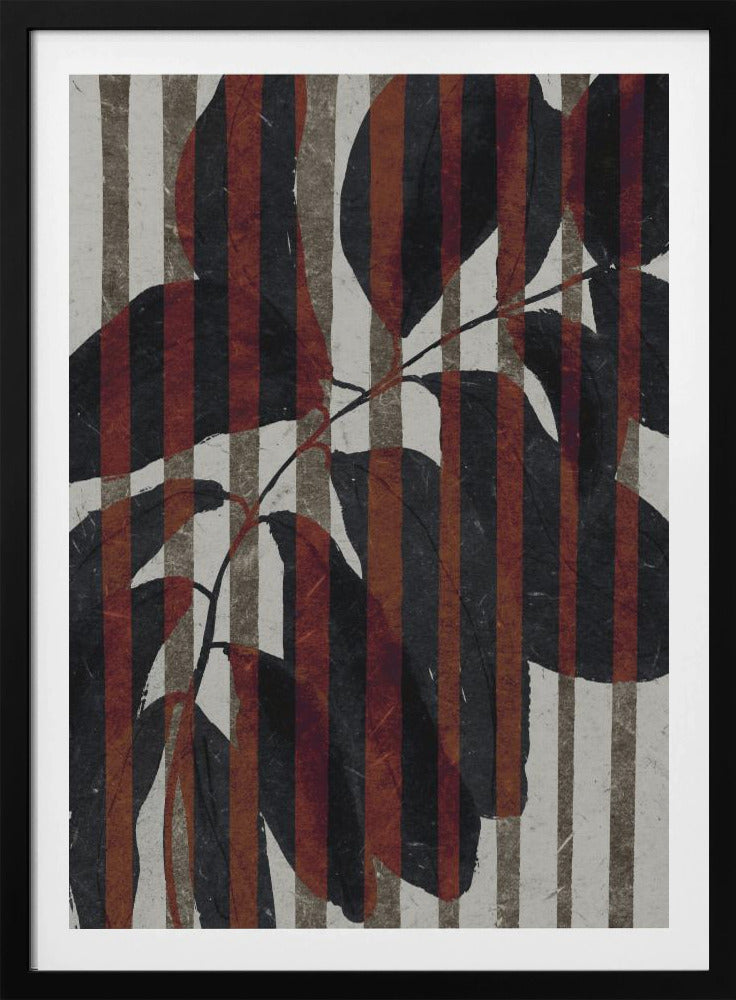 Striped Botanical | Poster