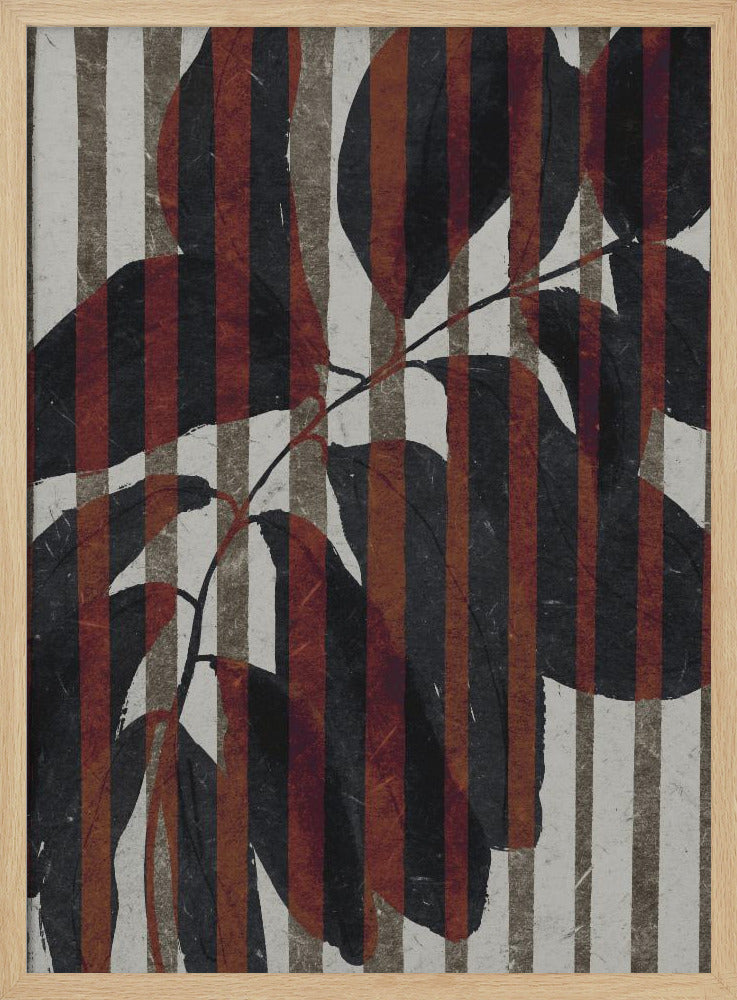 Striped Botanical | Poster