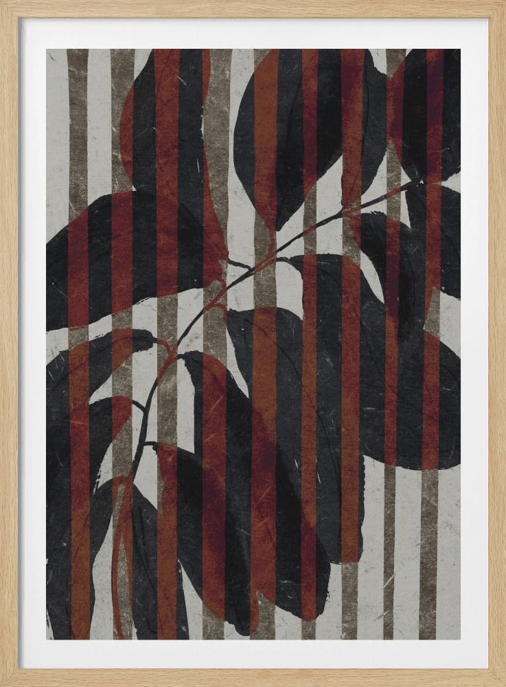 Striped Botanical | Poster
