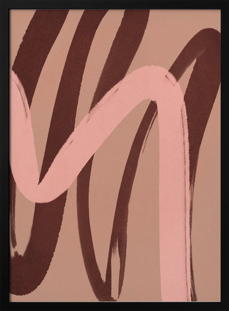 Curved Hues Dance | Poster