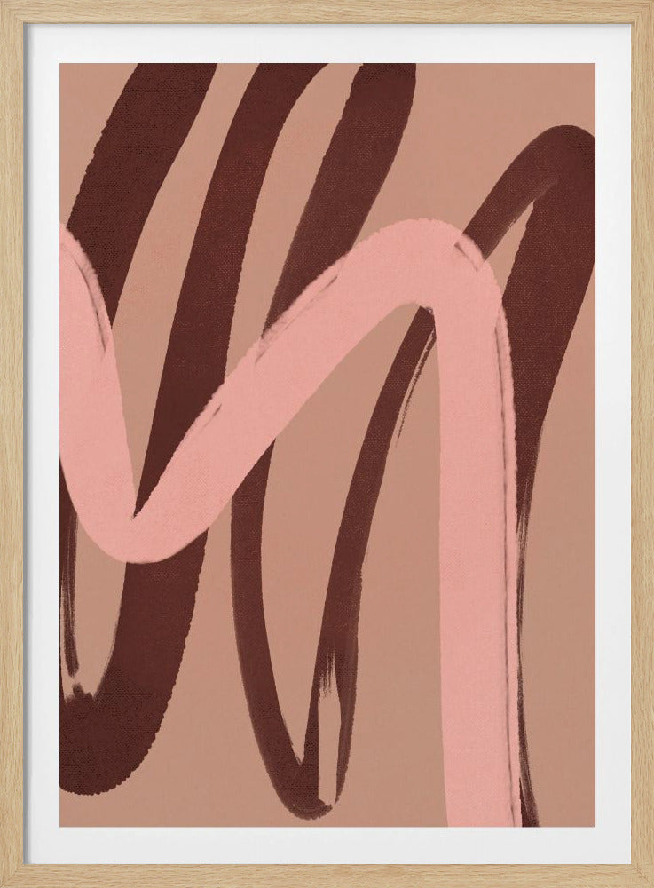 Curved Hues Dance | Poster