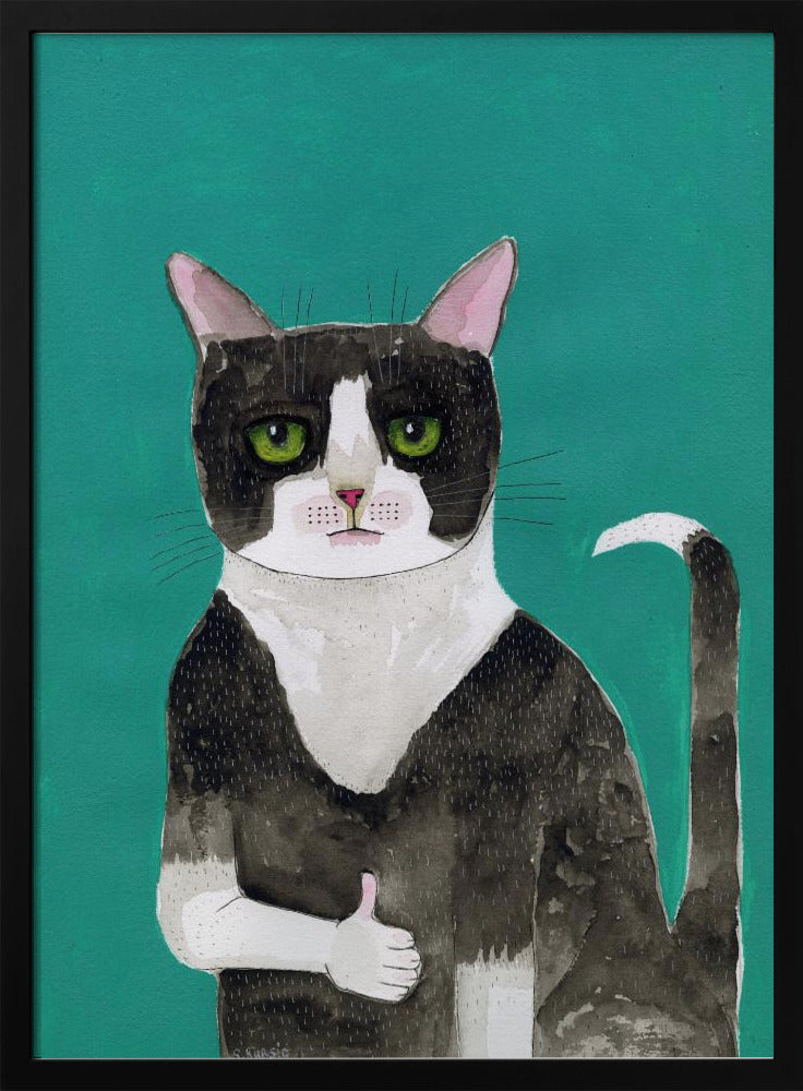 Cat thumbs up | Poster