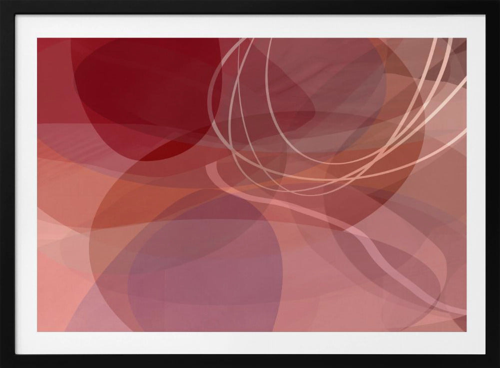 Dusty Rose Shapes 2 | Poster