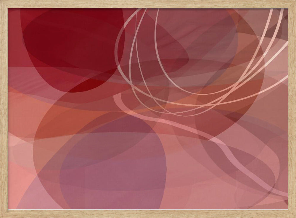 Dusty Rose Shapes 2 | Poster