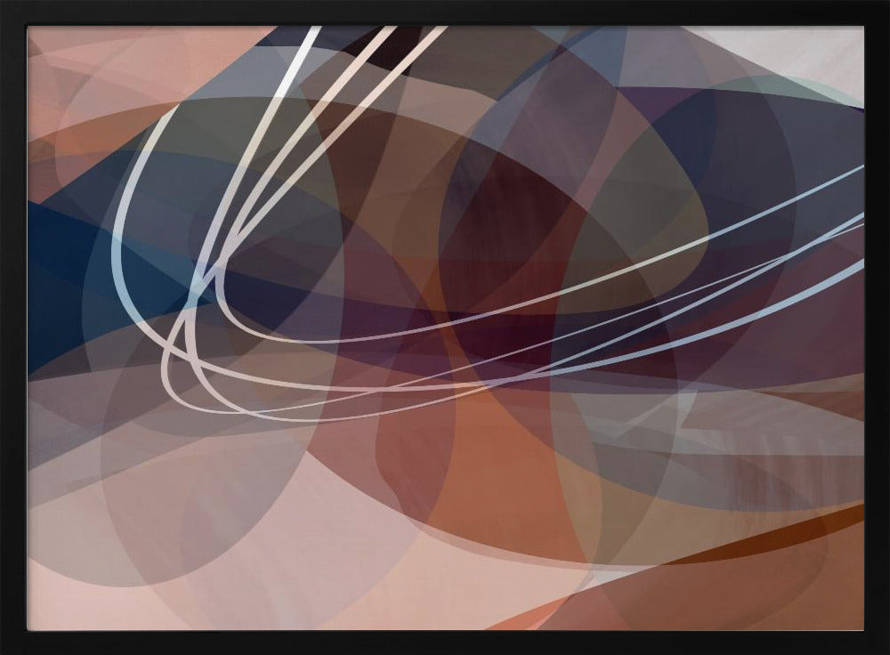 Dusty Rose Shapes 3 | Poster