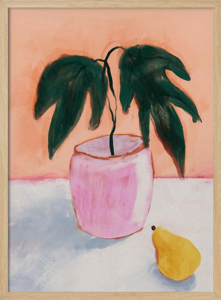 Pink Pot, Yellow Pear | Poster