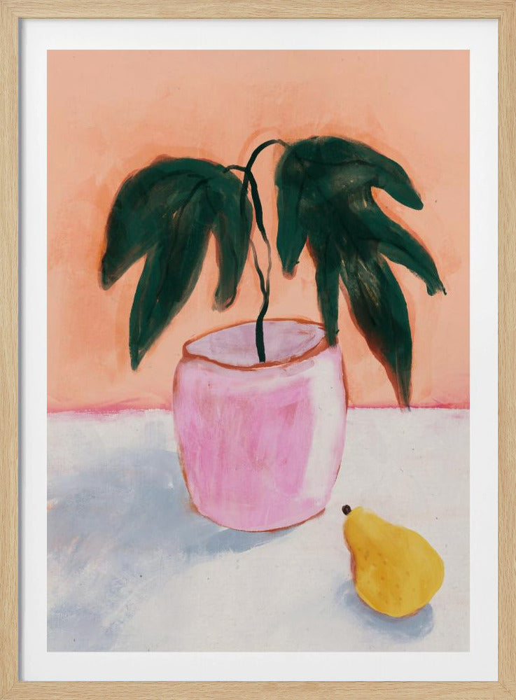 Pink Pot, Yellow Pear | Poster