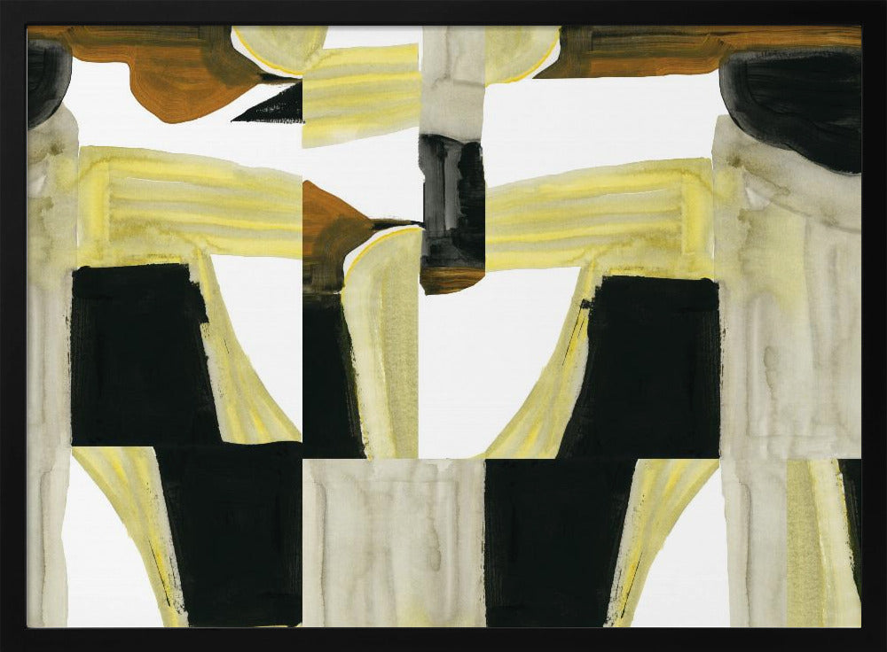 Abstract Cutout Shapes 4 | Poster