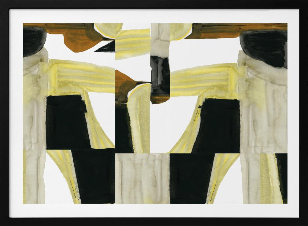 Abstract Cutout Shapes 4 | Poster