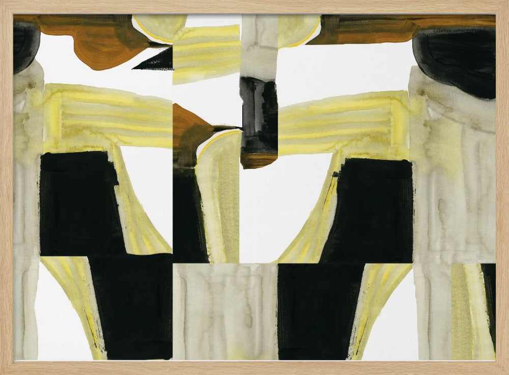 Abstract Cutout Shapes 4 | Poster