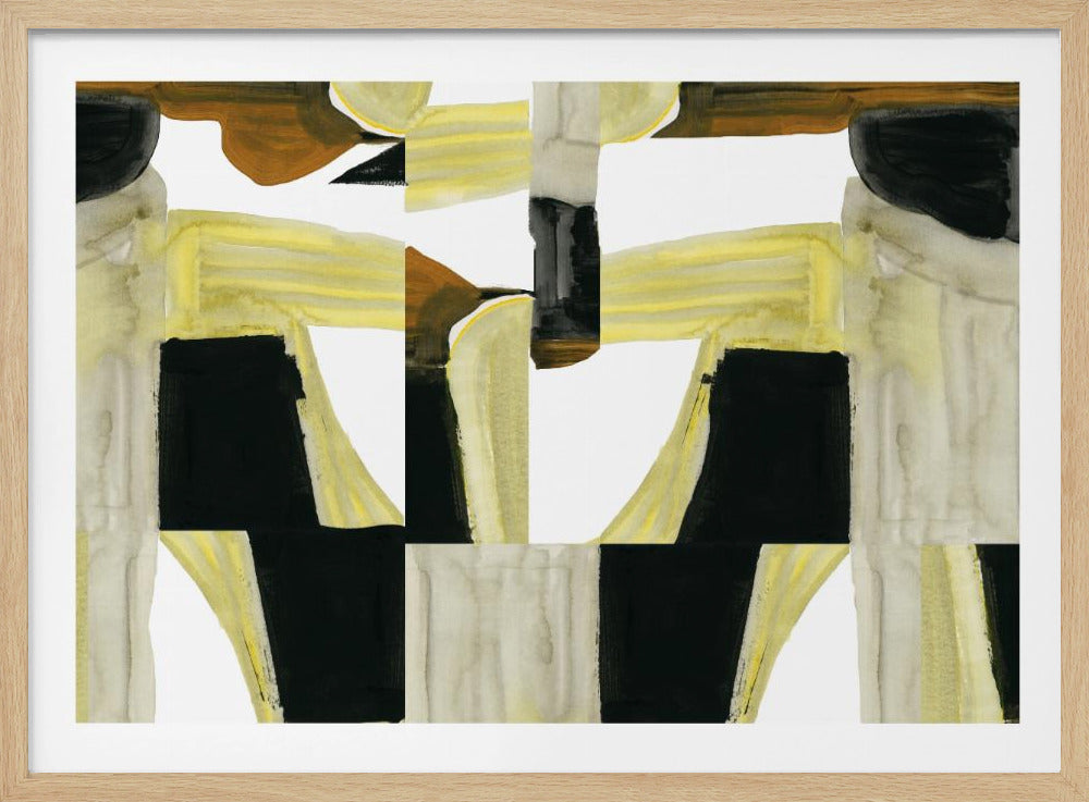 Abstract Cutout Shapes 4 | Poster