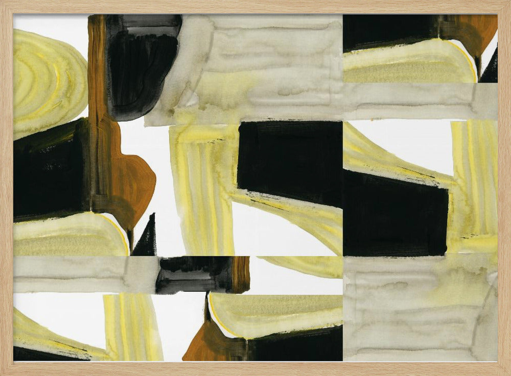 Abstract Cutout Shapes 5 | Poster