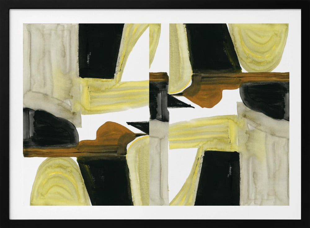 Abstract Cutout Shapes 6 | Poster