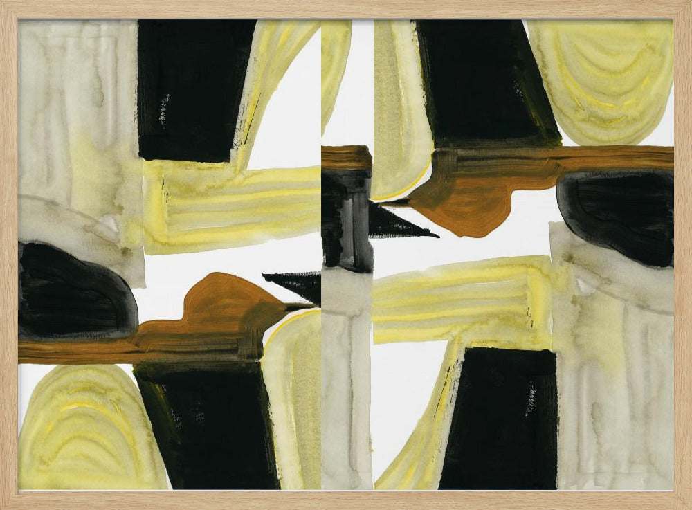 Abstract Cutout Shapes 6 | Poster