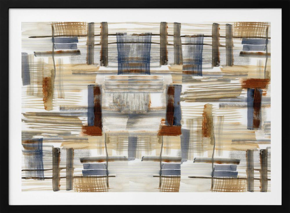 Earthtone Shapes 1 | Poster