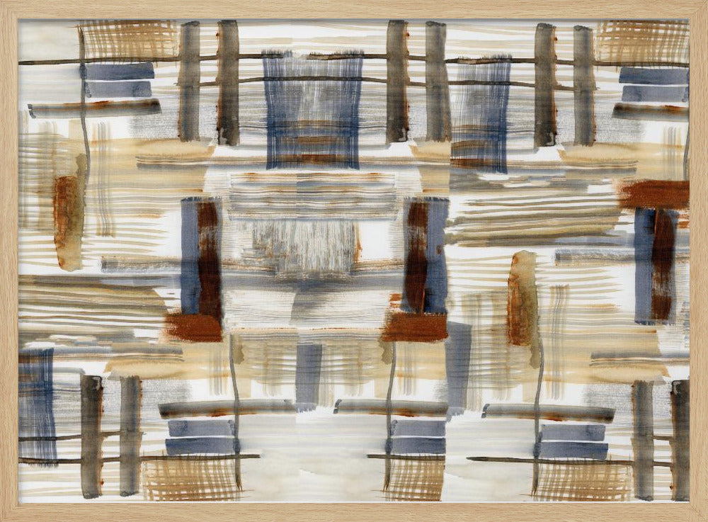 Earthtone Shapes 1 | Poster