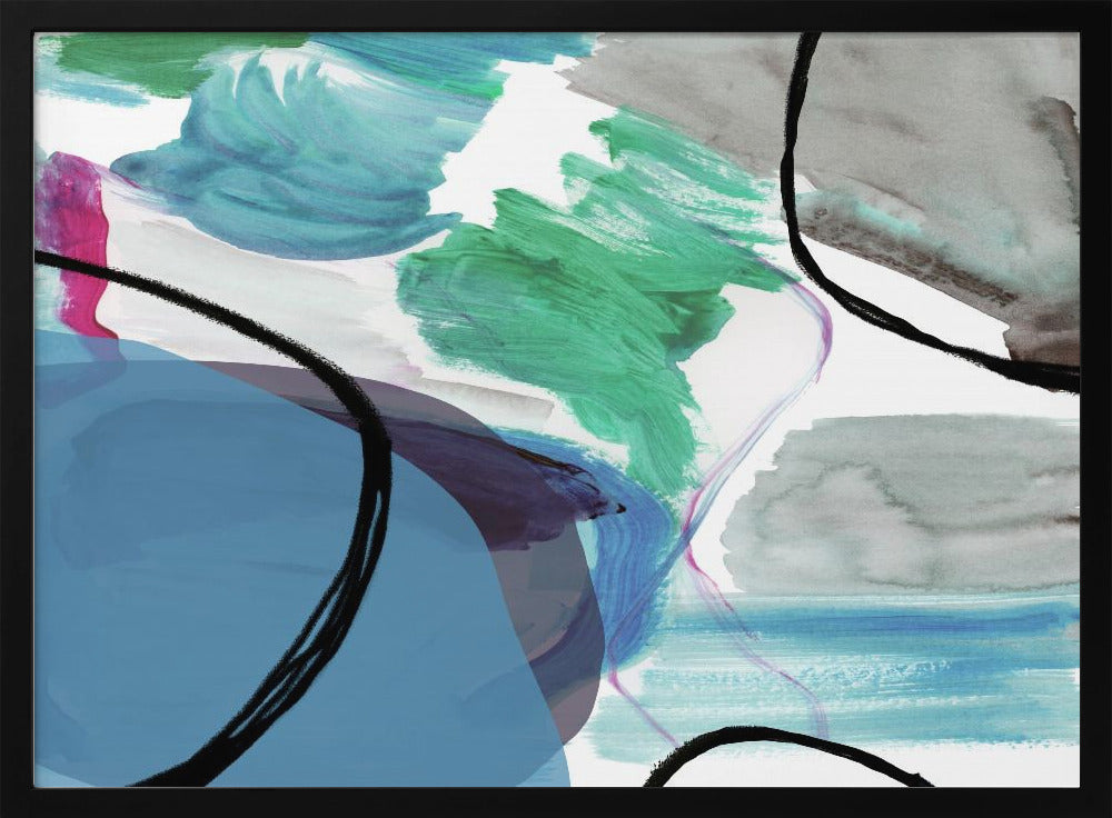 Fluid Abstract Shapes 2 | Poster