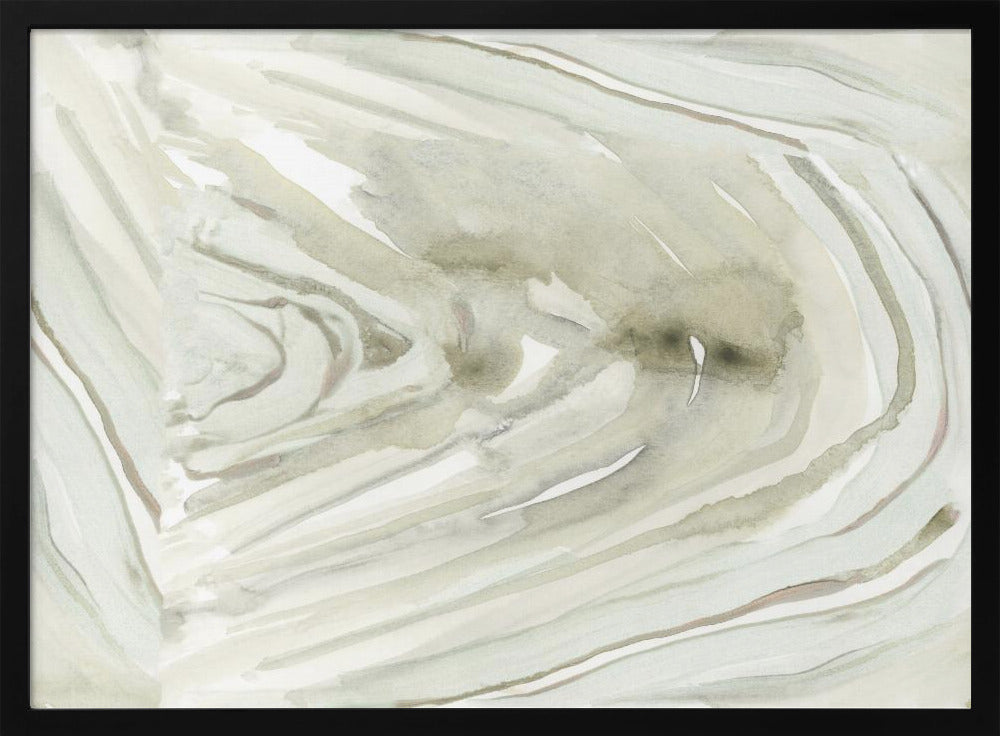 Neutral Sliced Agate 1 | Poster