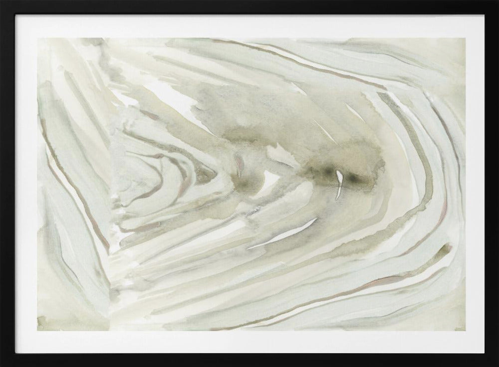 Neutral Sliced Agate 1 | Poster