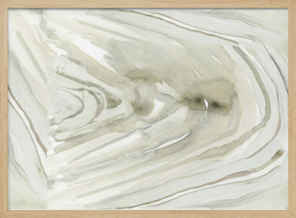 Neutral Sliced Agate 1 | Poster