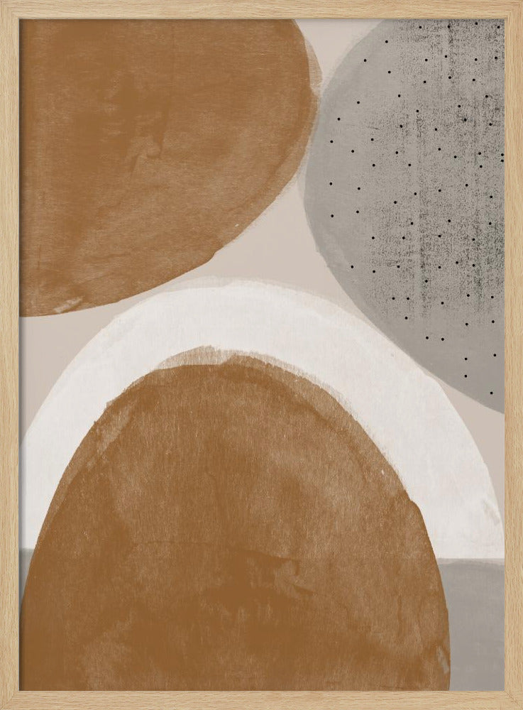Earthy Shapes Harmony | Poster