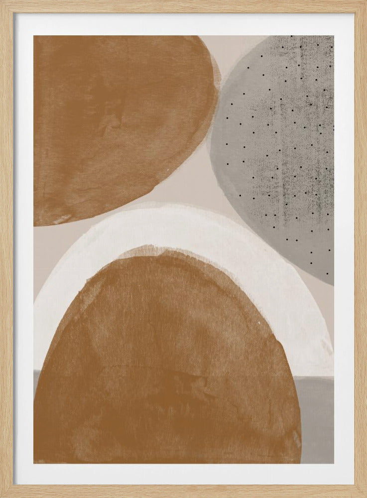 Earthy Shapes Harmony | Poster