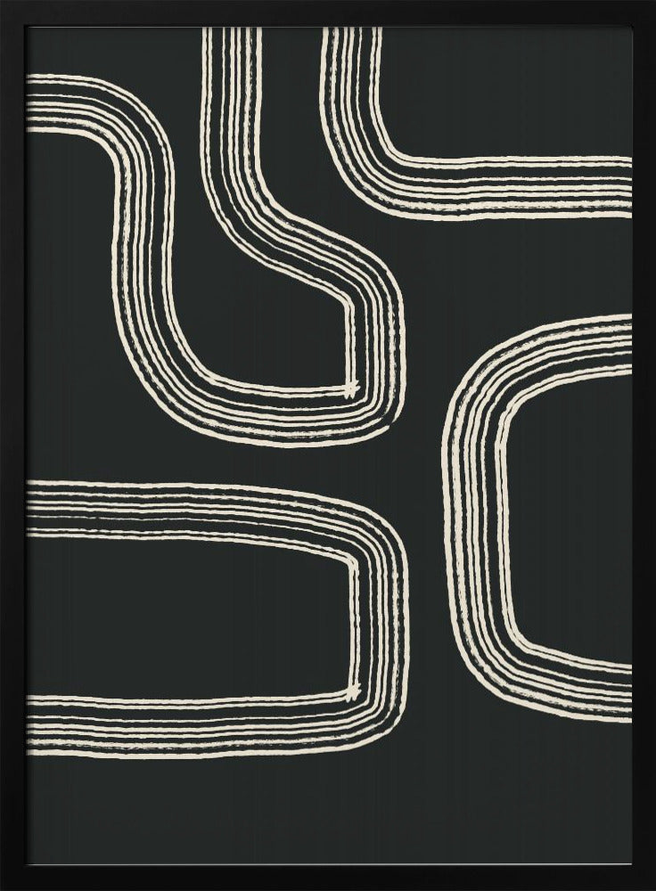 Bold Curved Lines | Poster