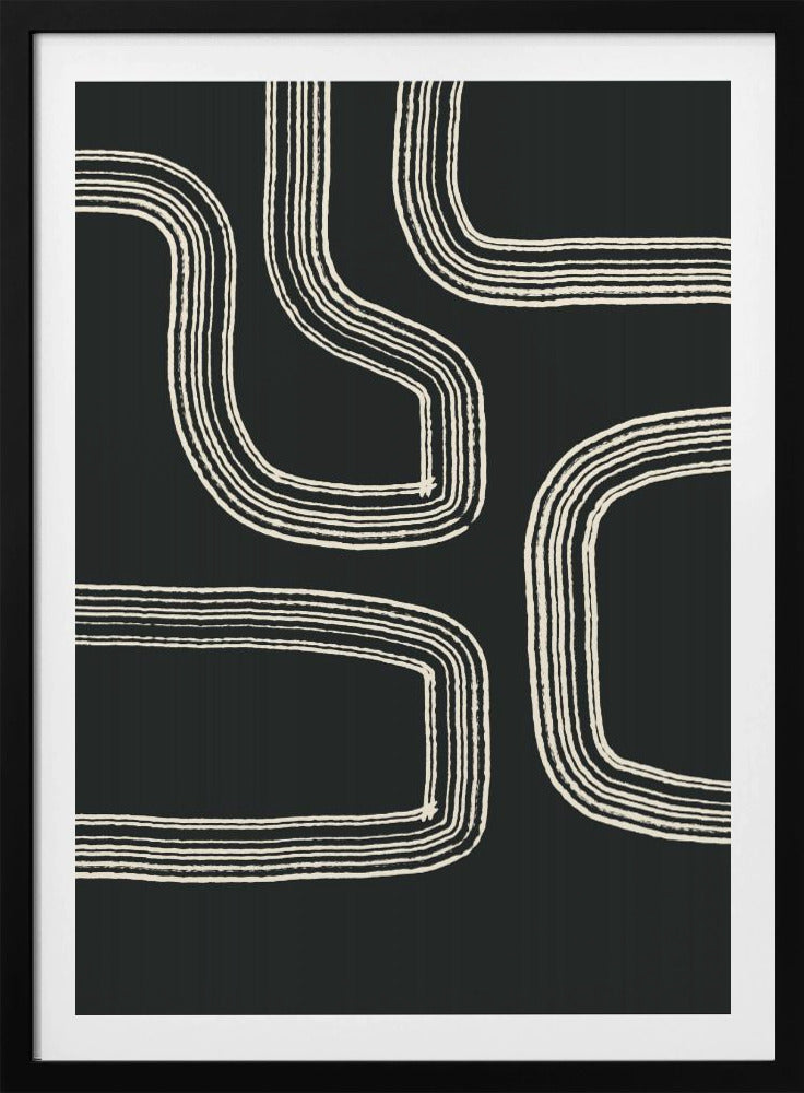 Bold Curved Lines | Poster