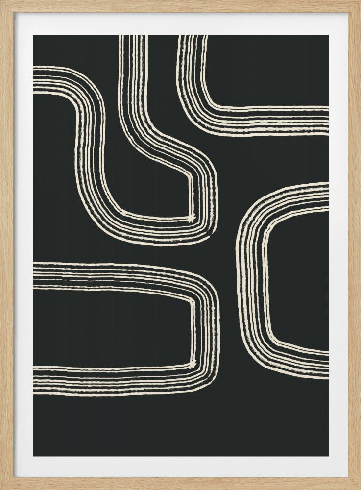 Bold Curved Lines | Poster